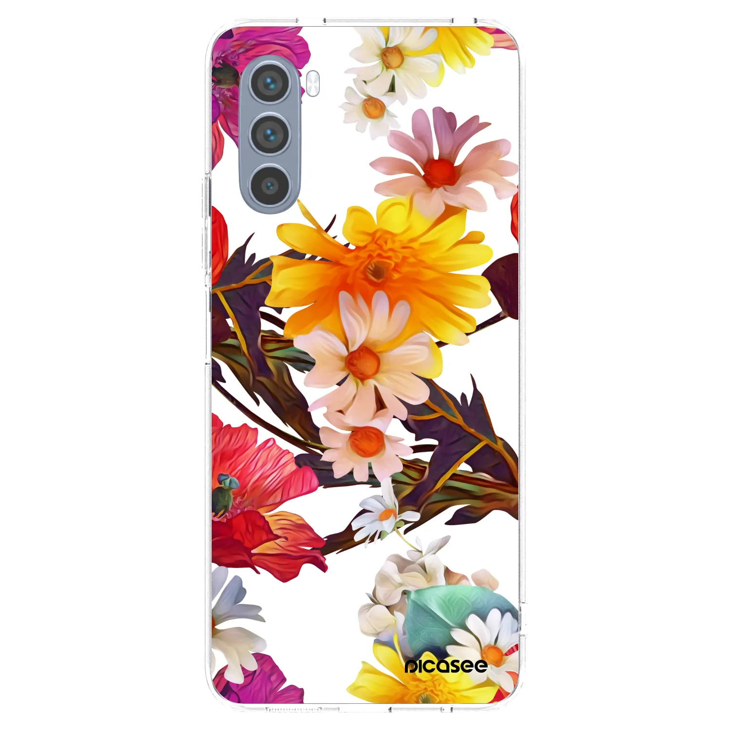 Picasee silikonowe przeźroczyste etui na Motorola Moto G62 - Meadow