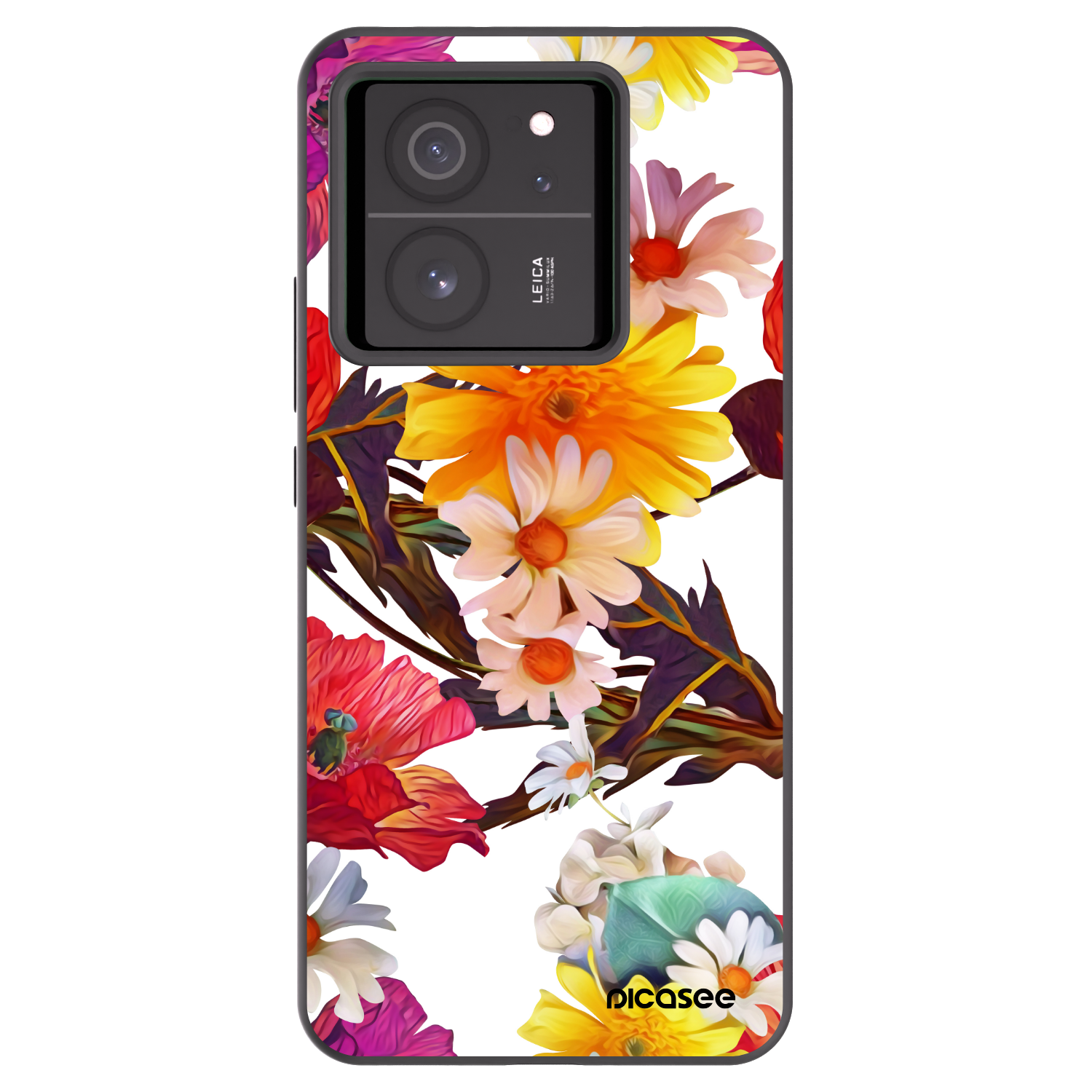 Picasee silikonowe czarne etui na Xiaomi 13T - Meadow