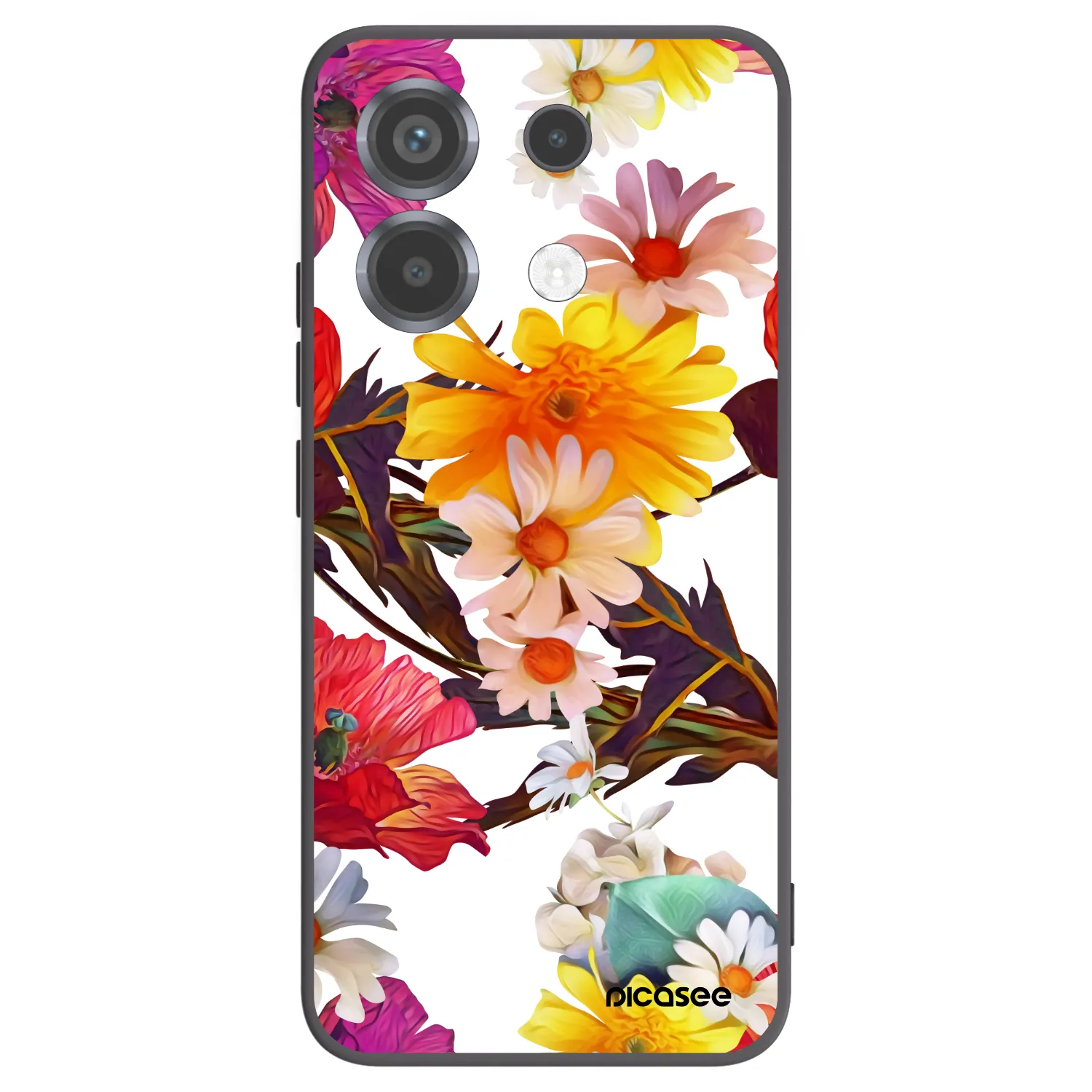 Picasee silikonowe czarne etui na Xiaomi Poco X6 - Meadow