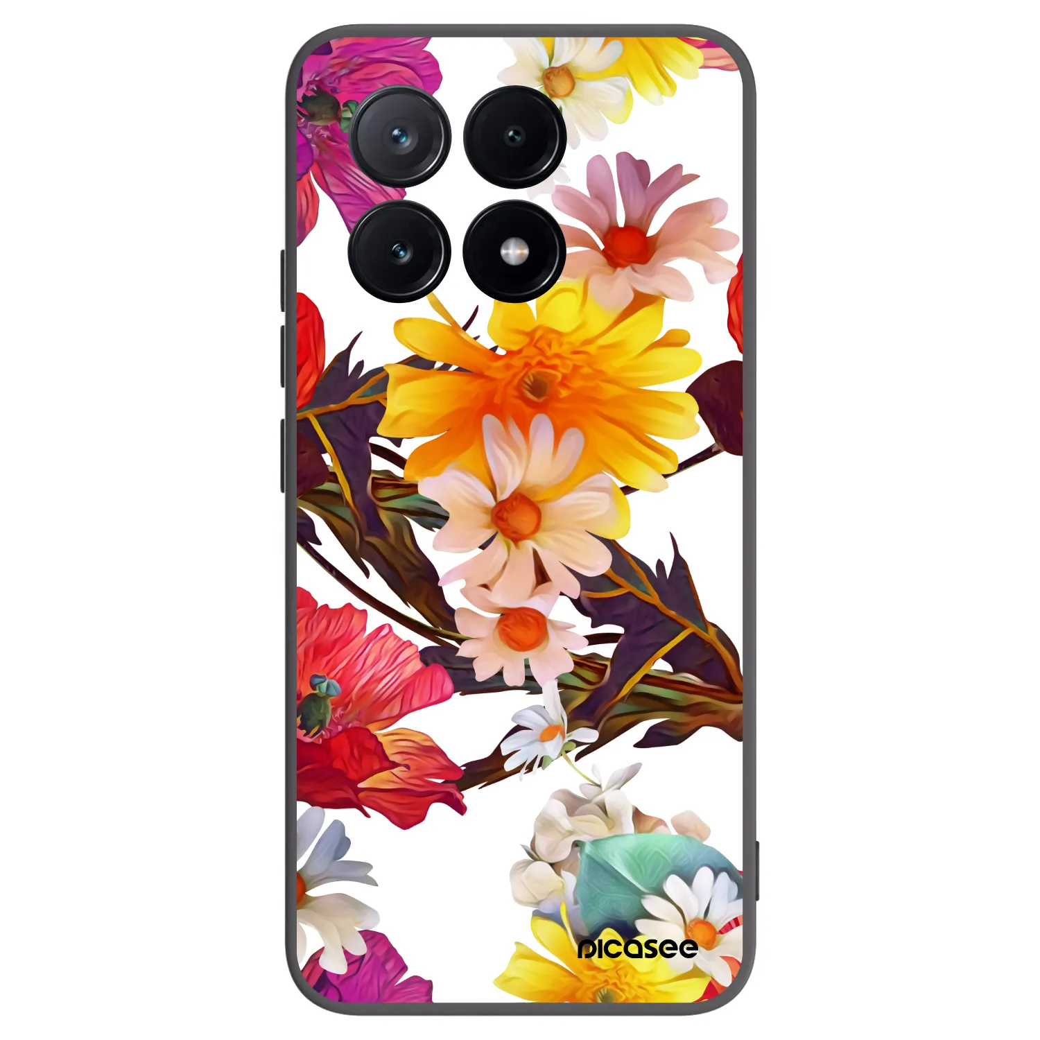 Picasee silikonowe czarne etui na Xiaomi Poco X6 Pro - Meadow