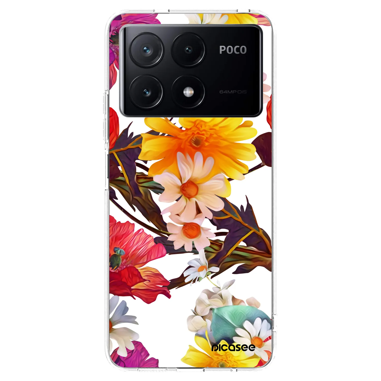 Picasee silikonowe przeźroczyste etui na Xiaomi Poco X6 Pro - Meadow