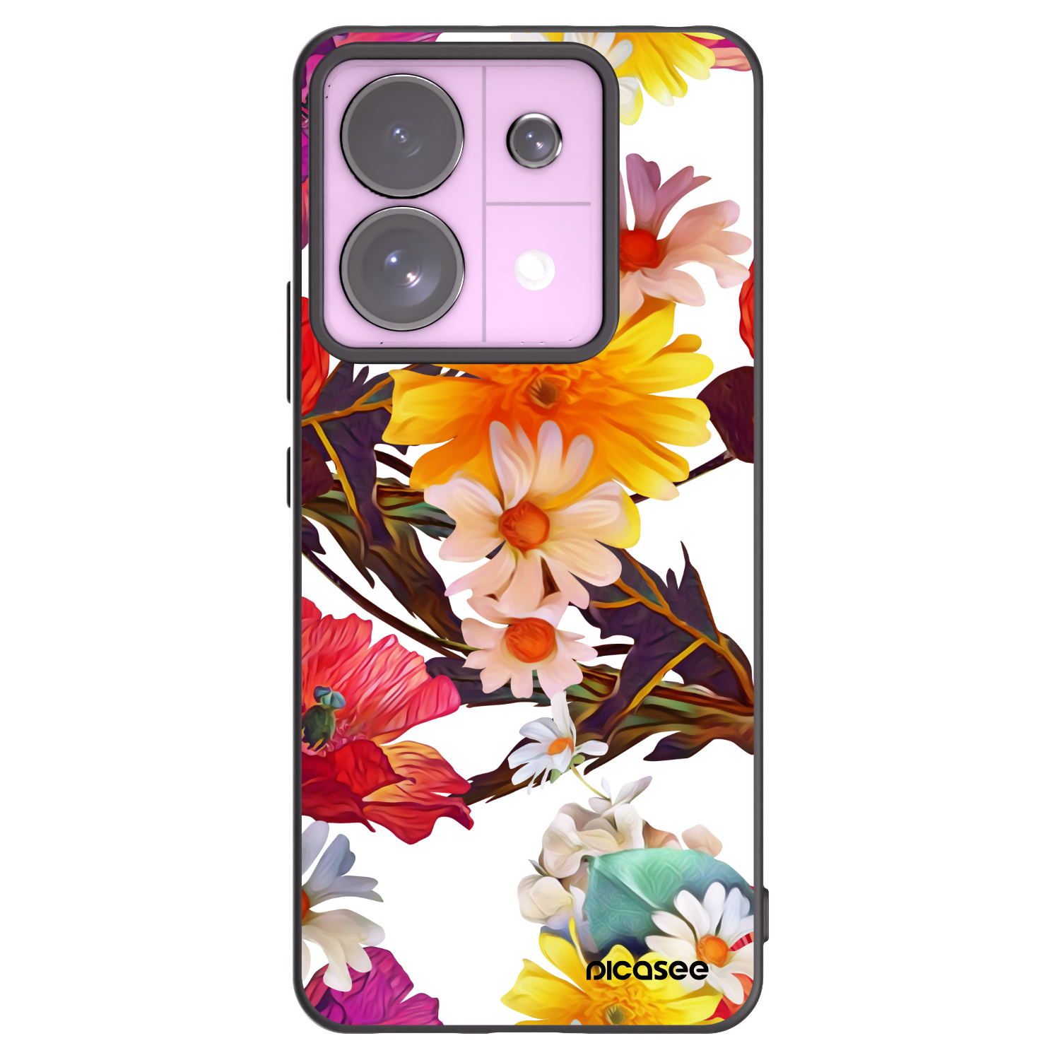Picasee silikonowe czarne etui na Xiaomi Redmi Note 13 Pro 5G - Meadow