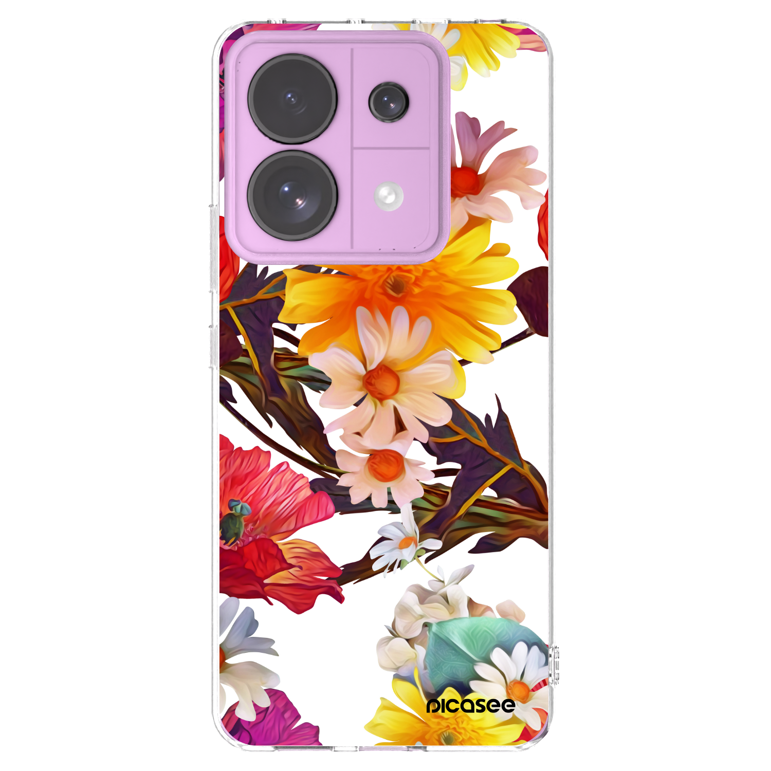 Picasee silikonowe przeźroczyste etui na Xiaomi Redmi Note 13 Pro 5G - Meadow