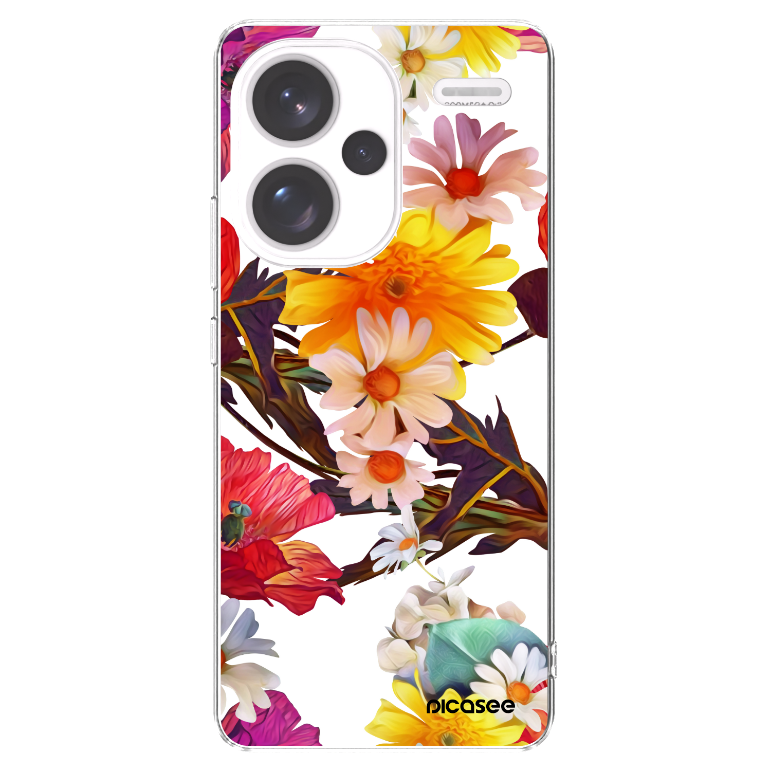 Picasee silikonowe przeźroczyste etui na Xiaomi Redmi Note 13 Pro+ 5G - Meadow