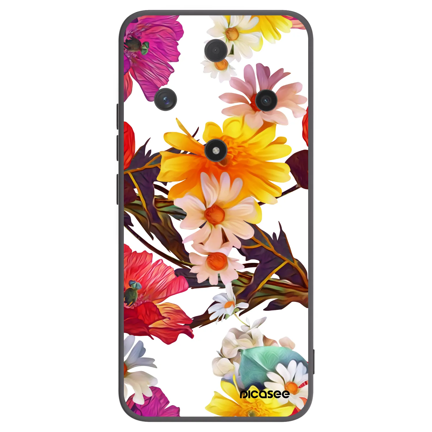 Picasee silikonowe czarne etui na Honor Magic6 Lite 5G - Meadow