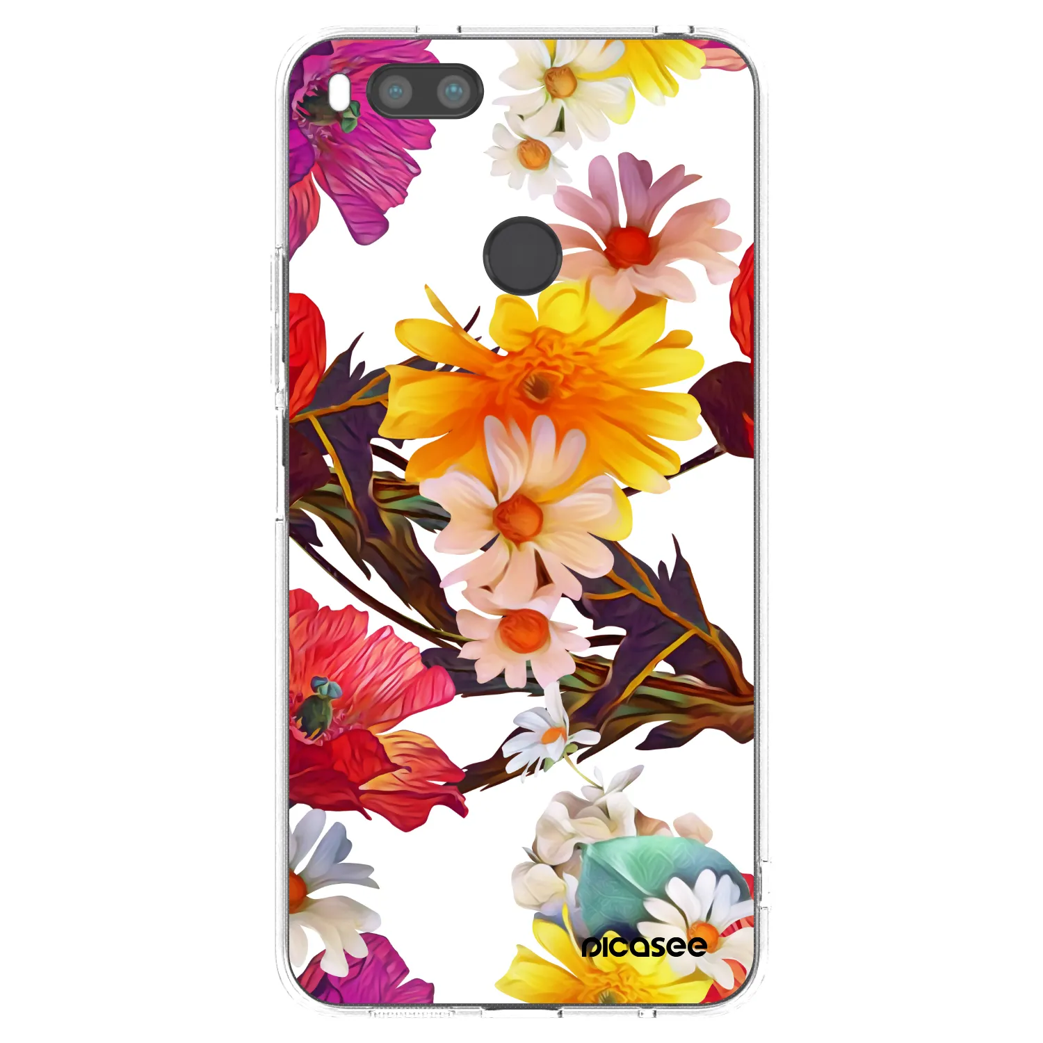 Picasee silikonowe przeźroczyste etui na Xiaomi Mi A1 Global - Meadow