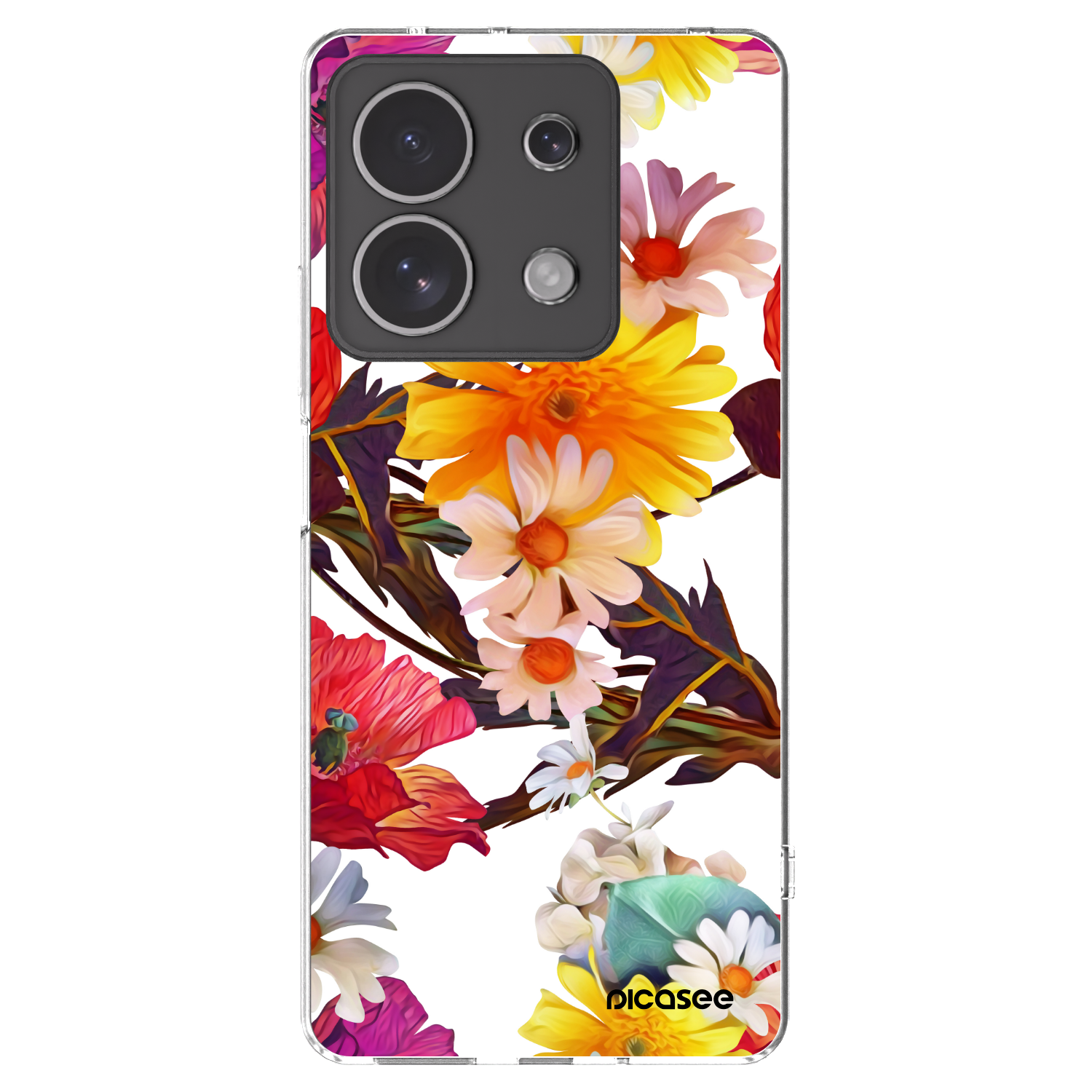 Picasee silikonowe przeźroczyste etui na Xiaomi Redmi Note 13 4G - Meadow