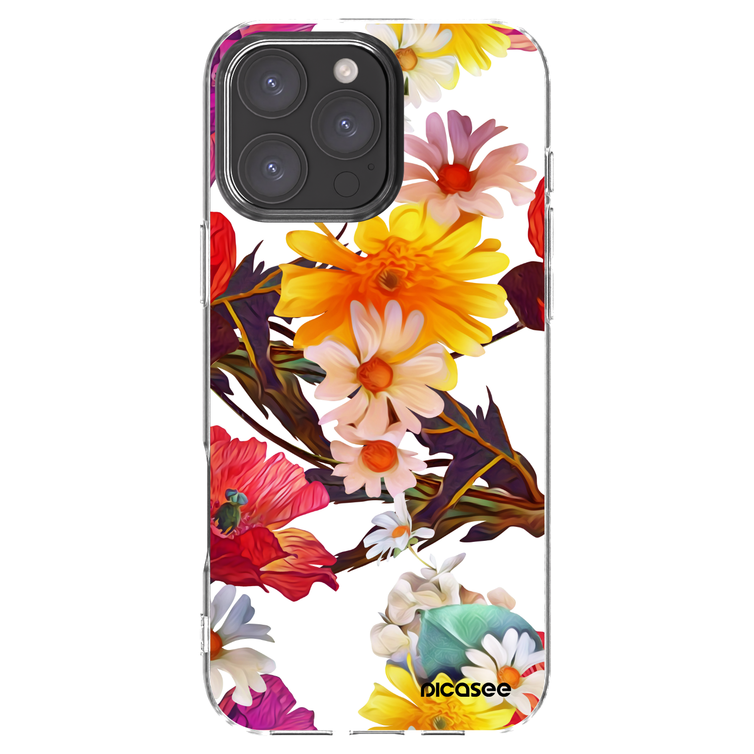 Picasee silikonowe przeźroczyste etui na Apple iPhone 16 Pro Max - Meadow