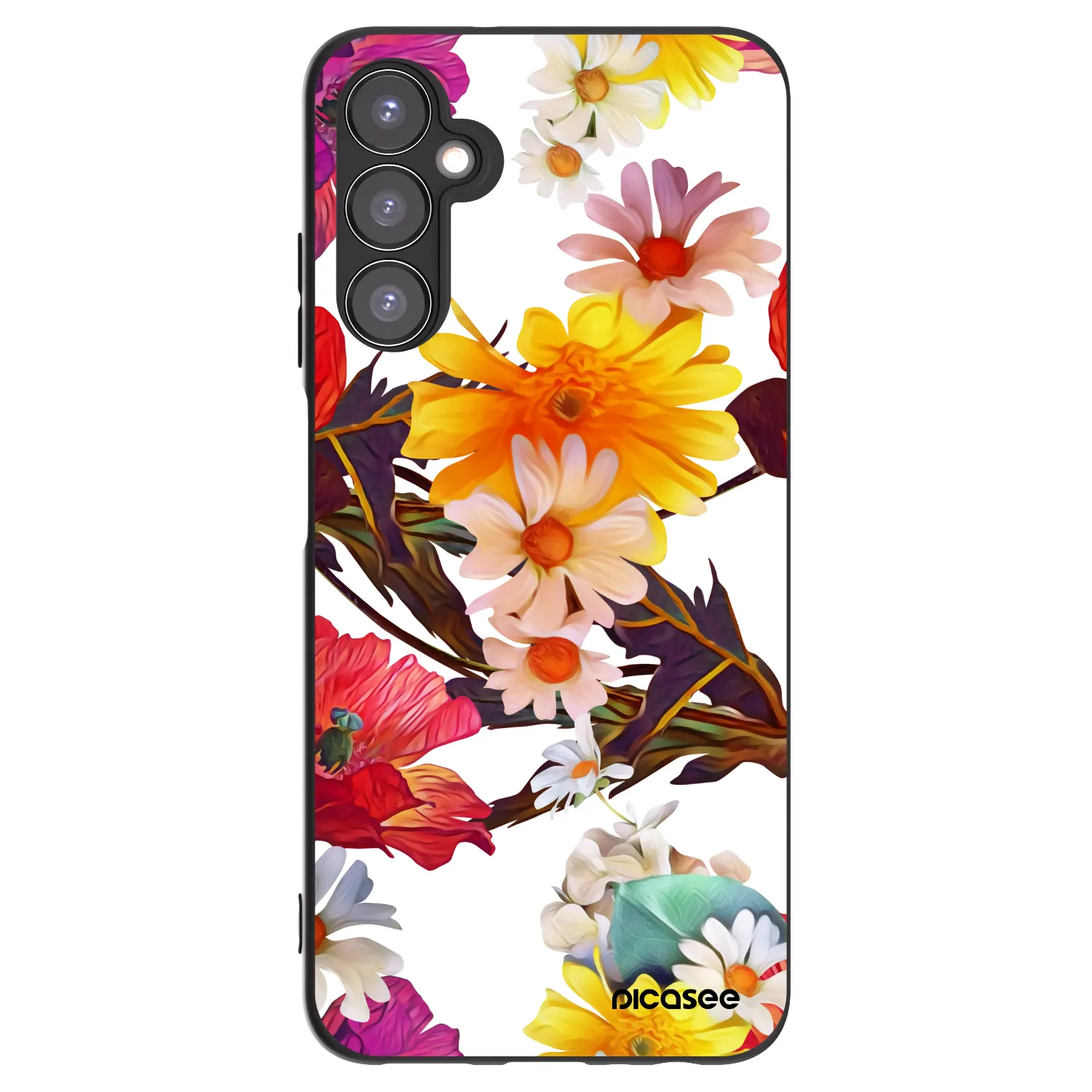Picasee silikonowe czarne etui na Samsung Galaxy A05s A057G - Meadow