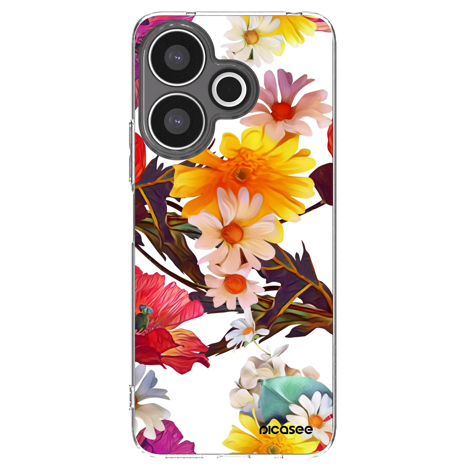 Picasee silikonowe przeźroczyste etui na Xiaomi Redmi 13 4G - Meadow