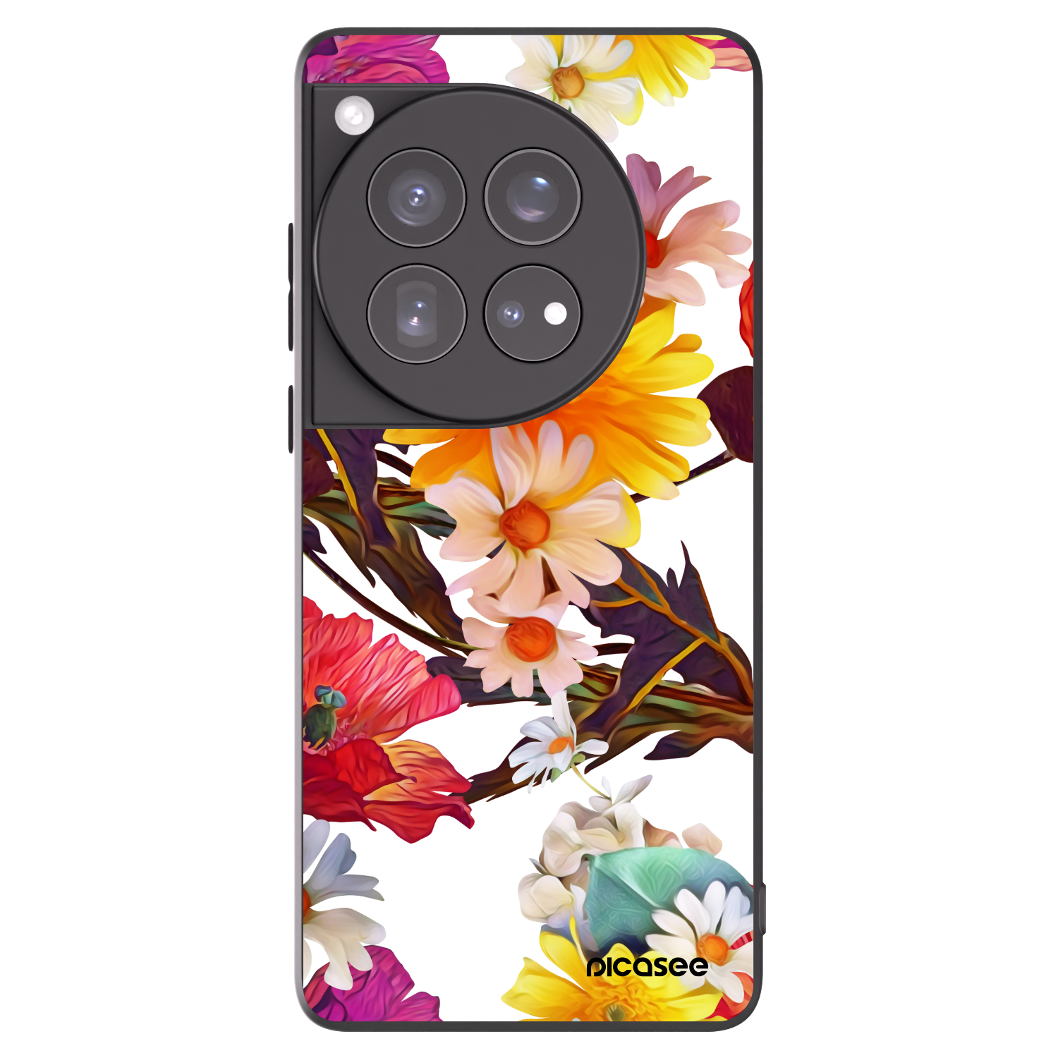 Picasee silikonowe czarne etui na OnePlus 12 5G - Meadow