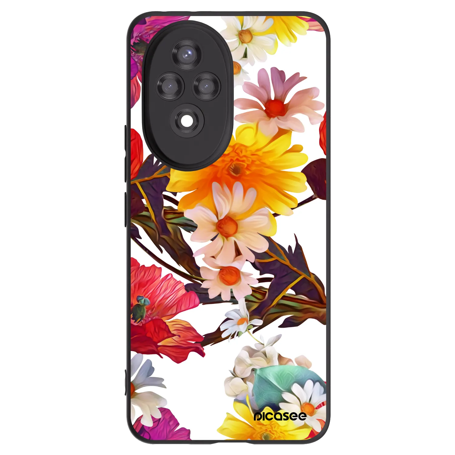 Picasee silikonowe czarne etui na Honor 200 Pro 5G - Meadow