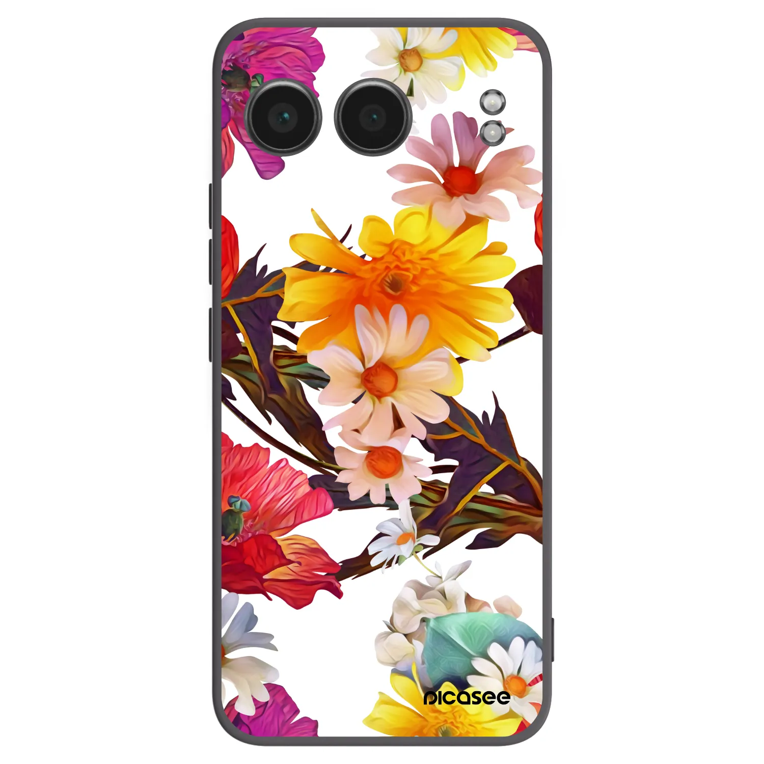 Picasee silikonowe czarne etui na OnePlus Nord 4 - Meadow