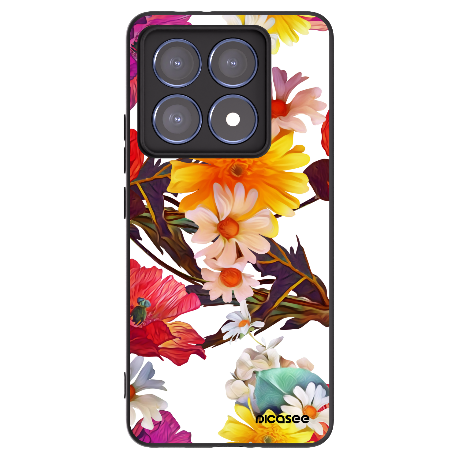 Picasee silikonowe czarne etui na Xiaomi 14T Pro - Meadow