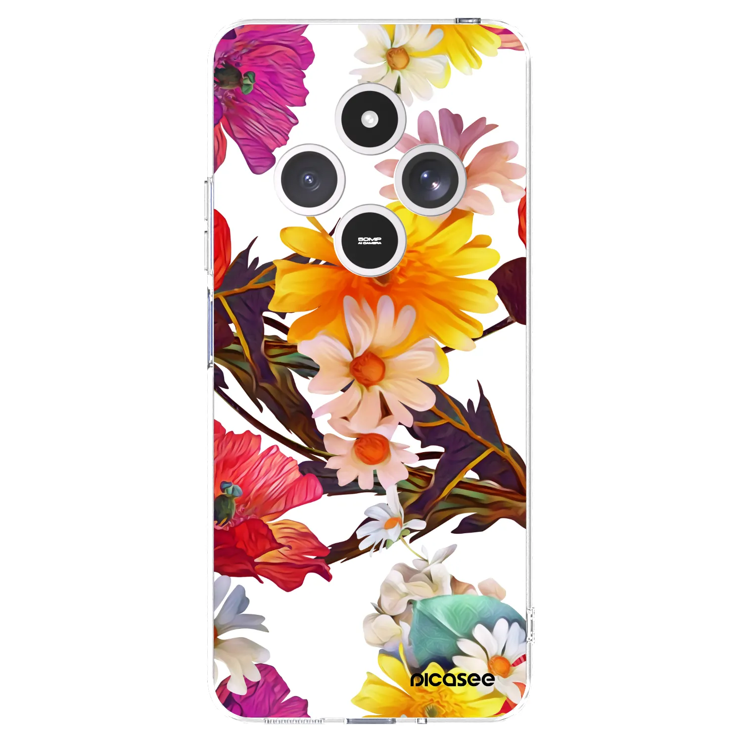 Picasee silikonowe przeźroczyste etui na Xiaomi Redmi 14C - Meadow