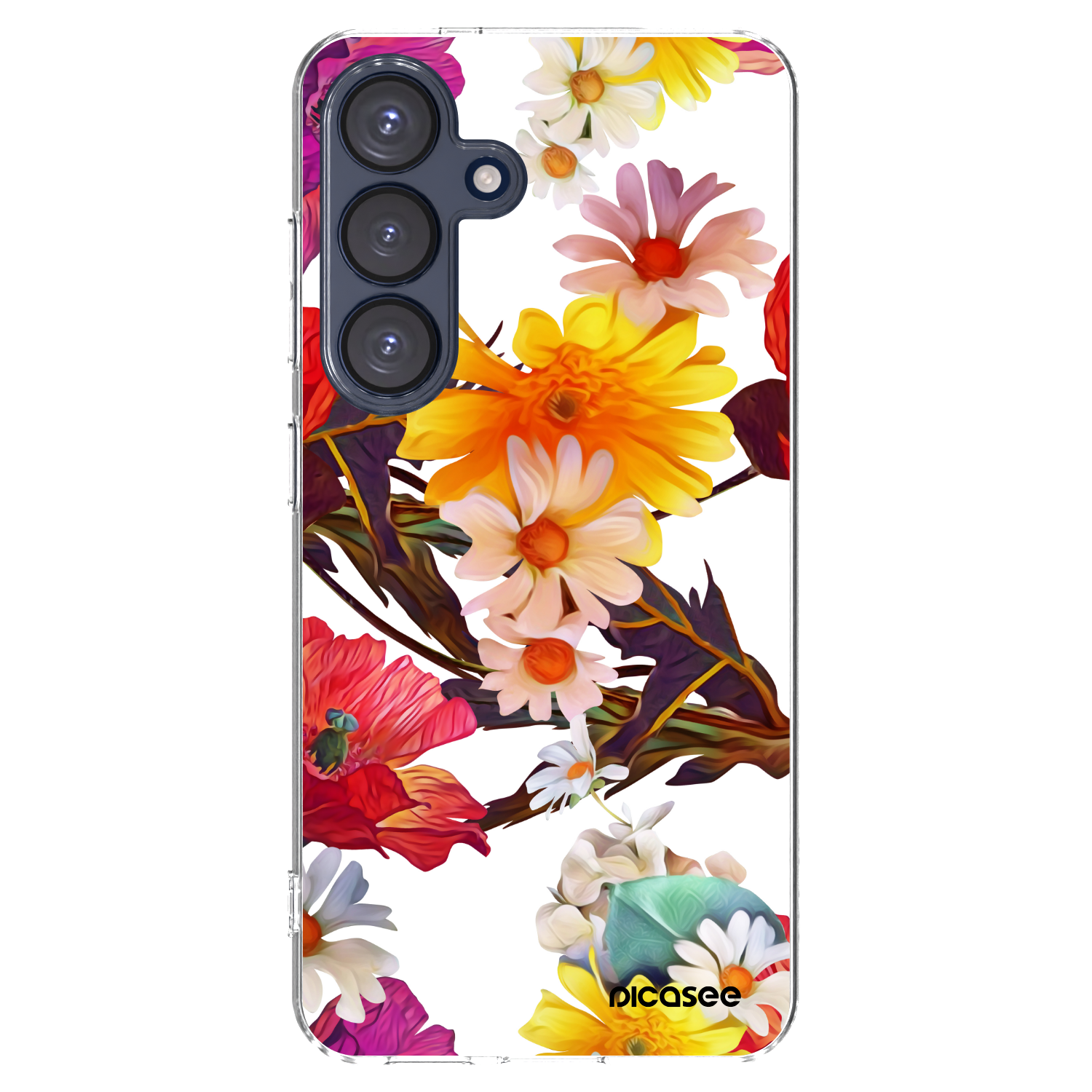 Picasee silikonowe przeźroczyste etui na Samsung Galaxy S25 5G - Meadow