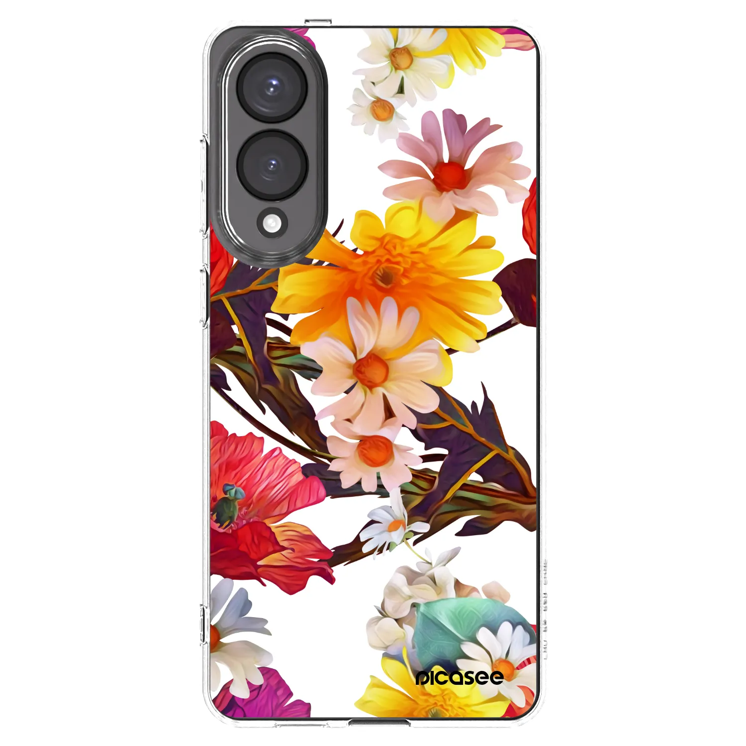 Picasee silikonowe przeźroczyste etui na Samsung Galaxy S25 Edge 5G - Meadow