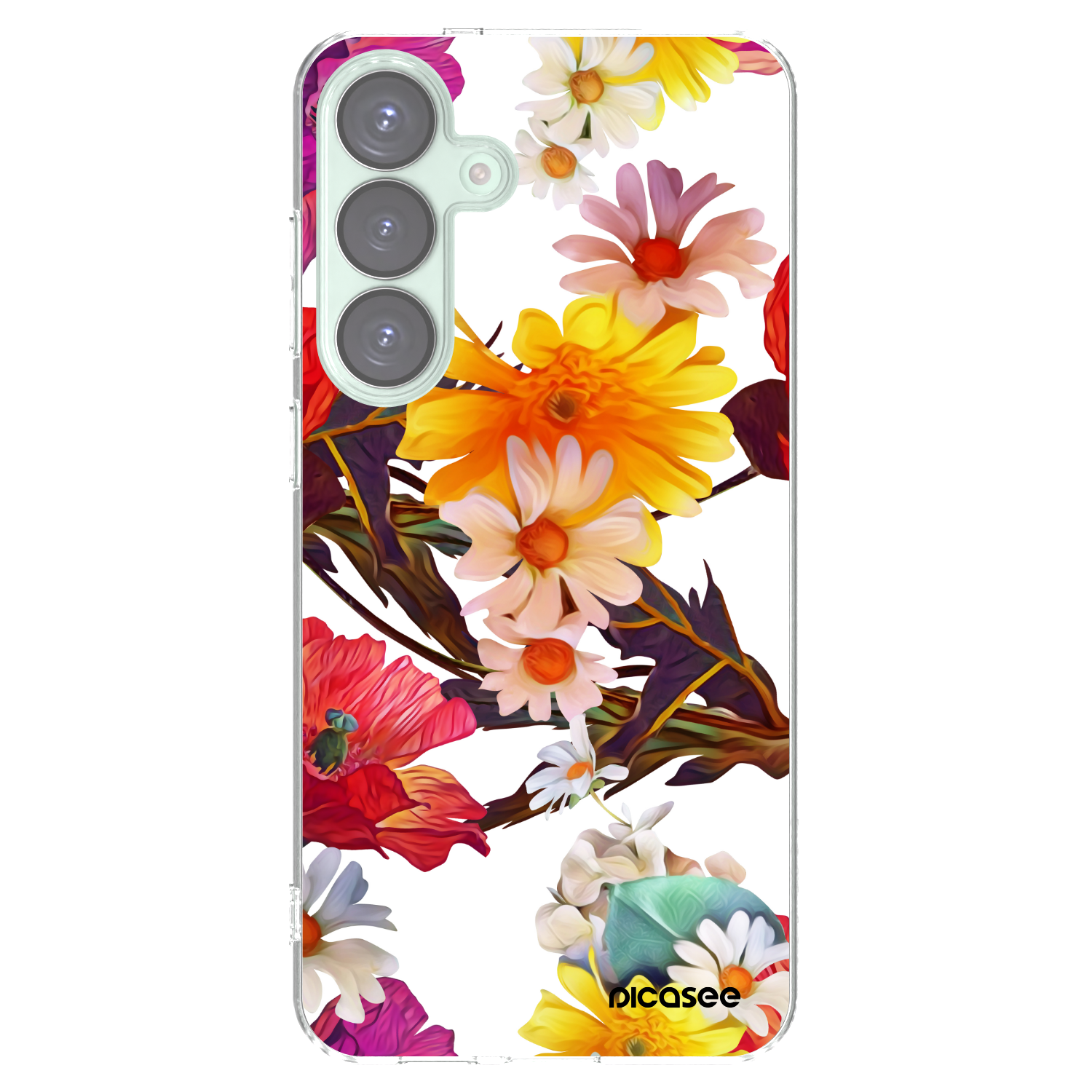 Picasee silikonowe przeźroczyste etui na Samsung Galaxy S25+ 5G - Meadow