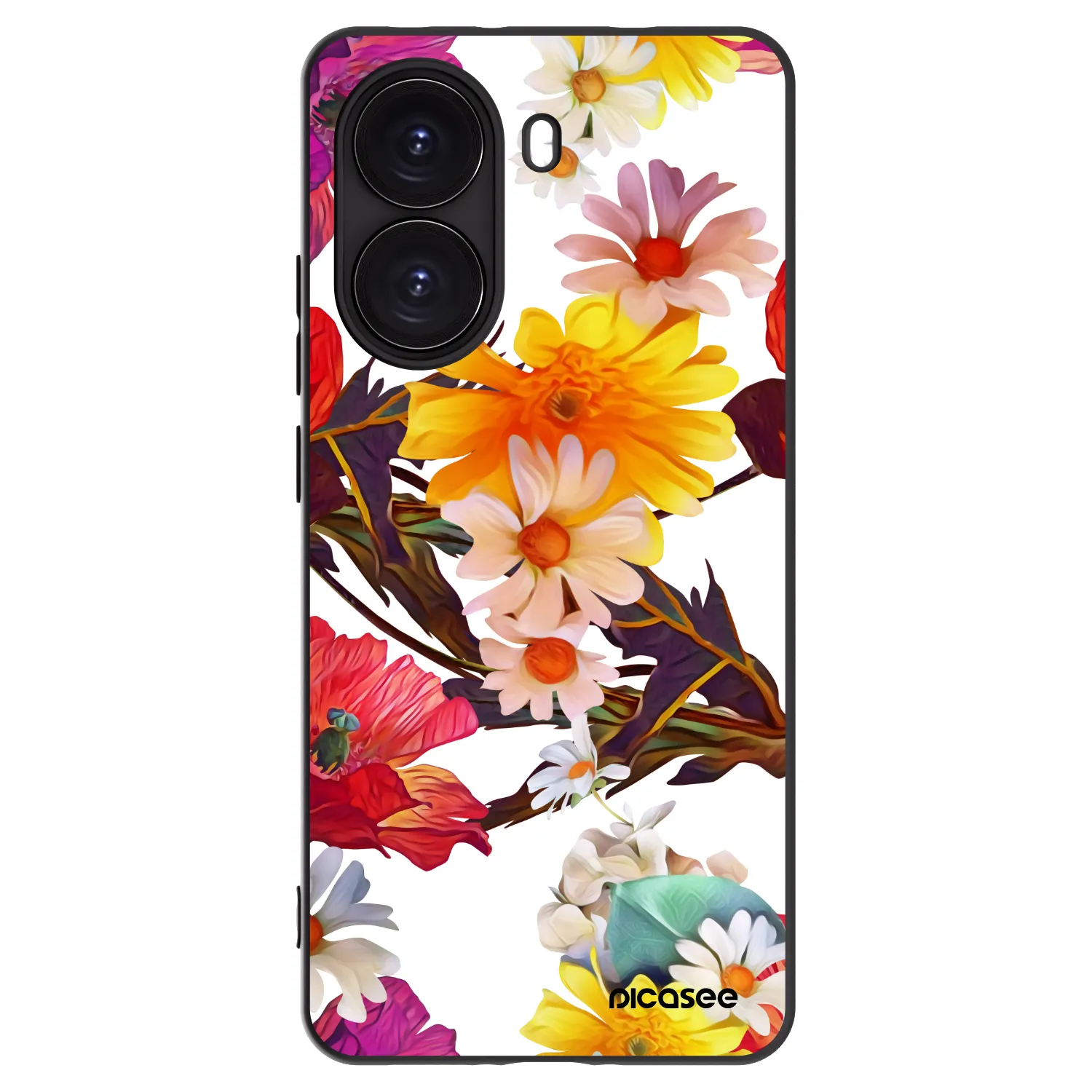 Picasee silikonowe czarne etui na Xiaomi Poco X7 Pro 5G - Meadow