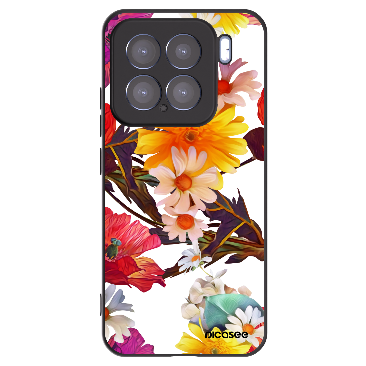 Picasee silikonowe czarne etui na Xiaomi 15 - Meadow