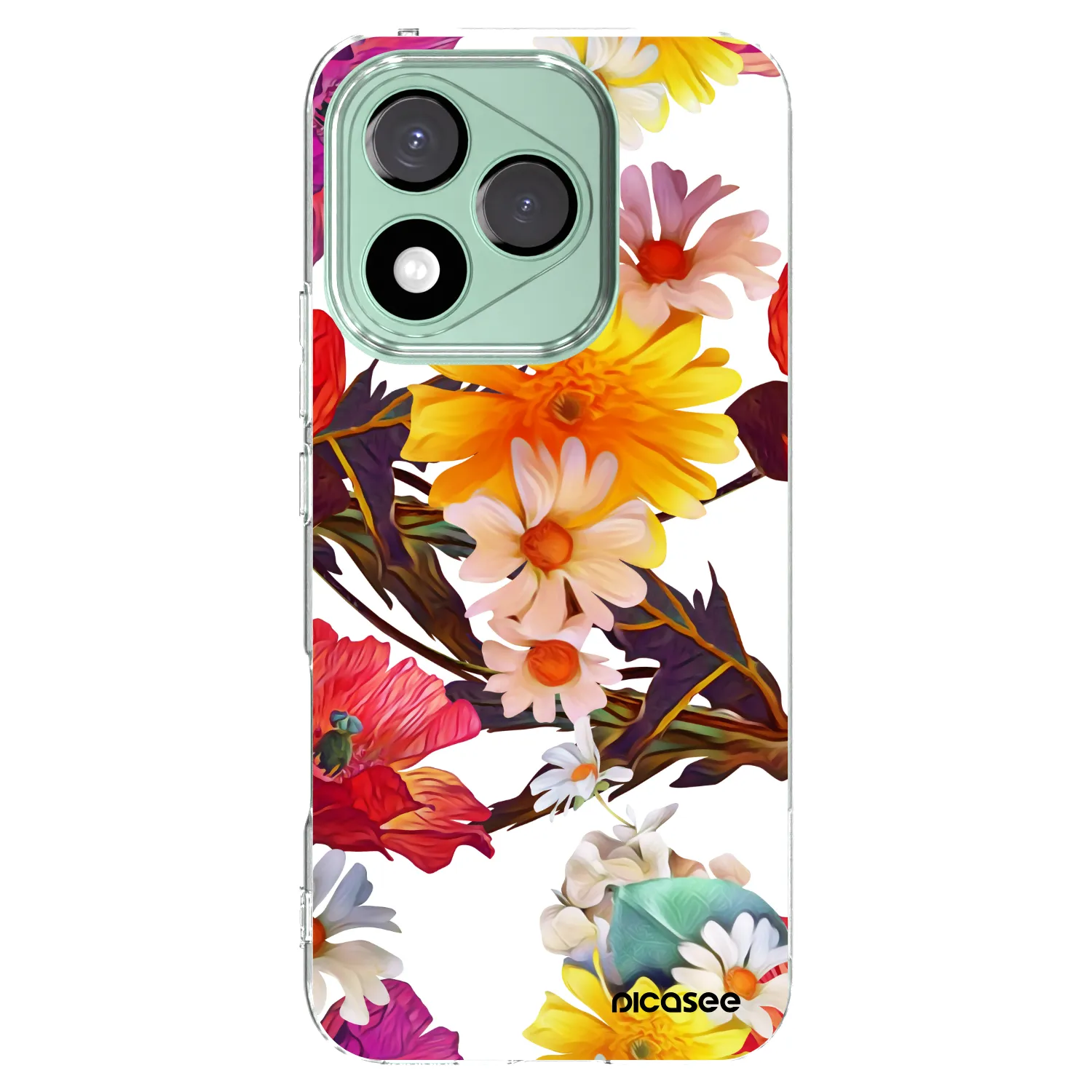 Picasee silikonowe przeźroczyste etui na Honor 400 Lite 5G - Meadow