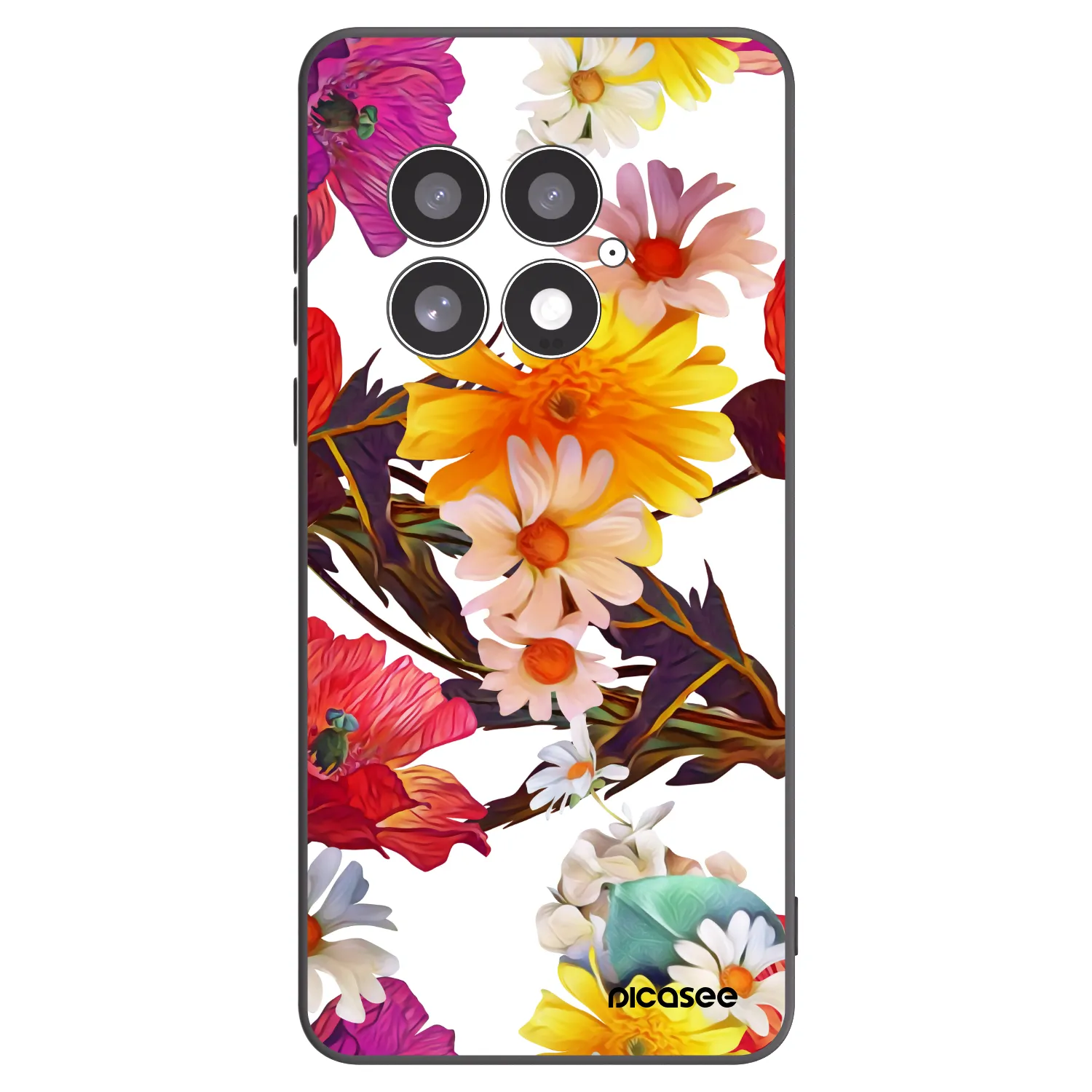 Picasee silikonowe czarne etui na OnePlus 13 5G - Meadow