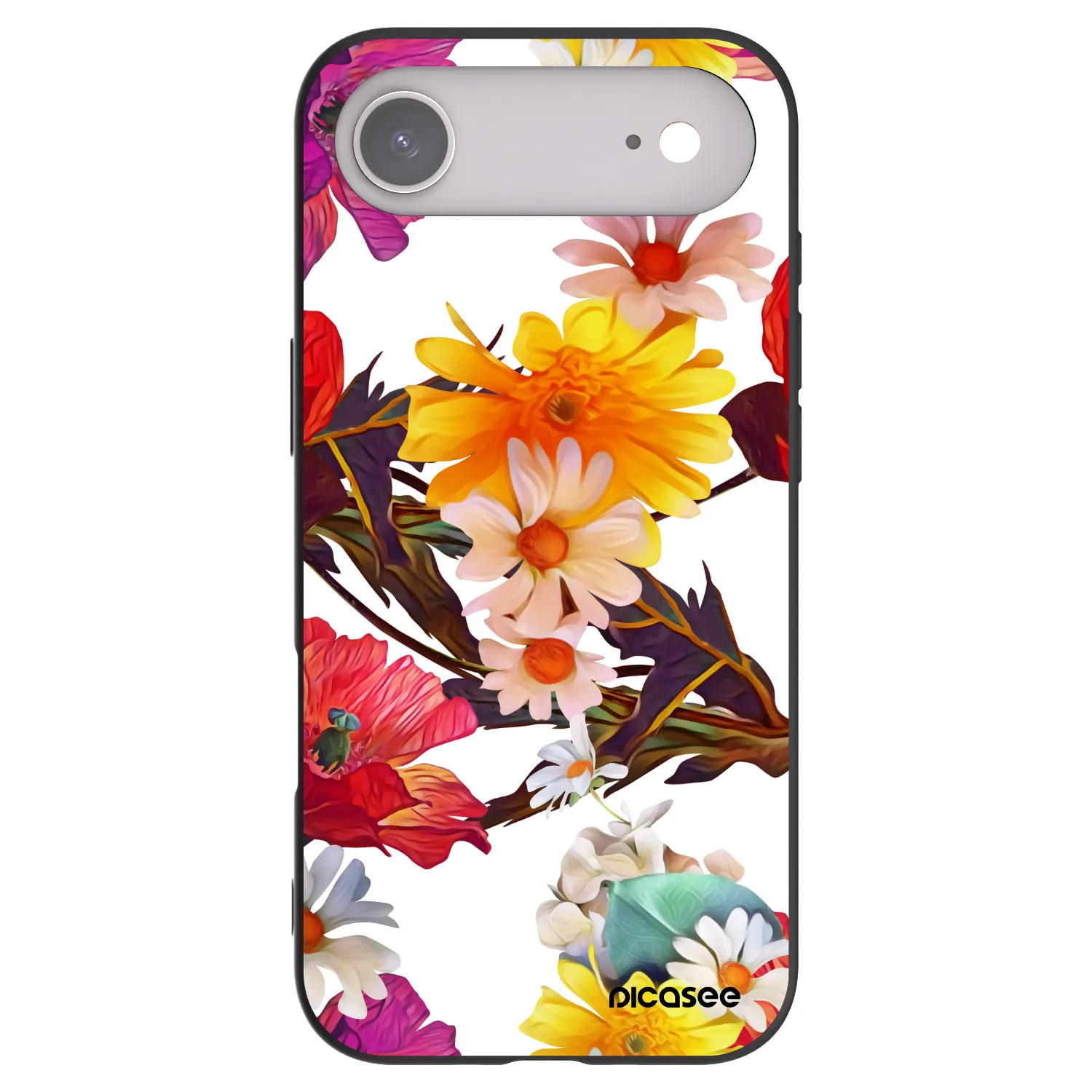 Picasee silikonowe czarne etui na Apple iPhone Air - Meadow