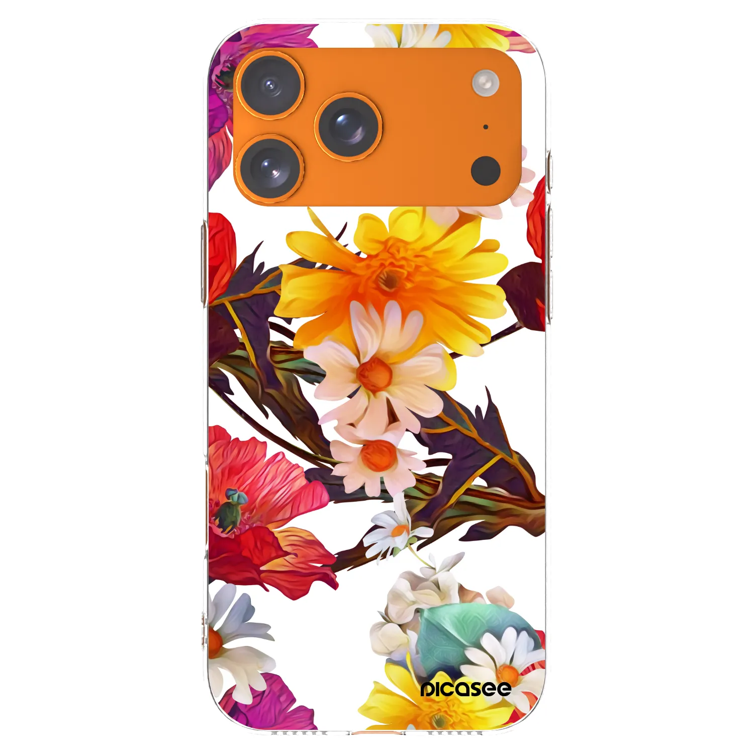 Picasee silikonowe przeźroczyste etui na Apple iPhone 17 Pro Max - Meadow