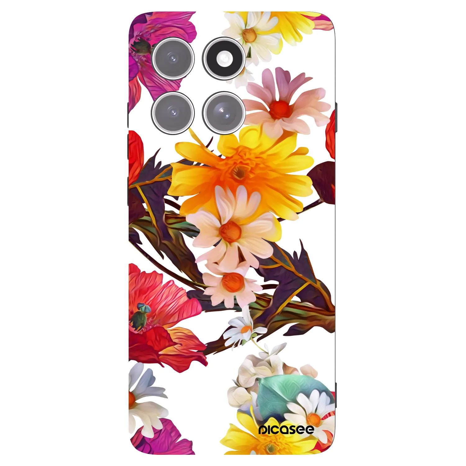 Picasee silikonowe czarne etui na Motorola Edge 60 Pro - Meadow