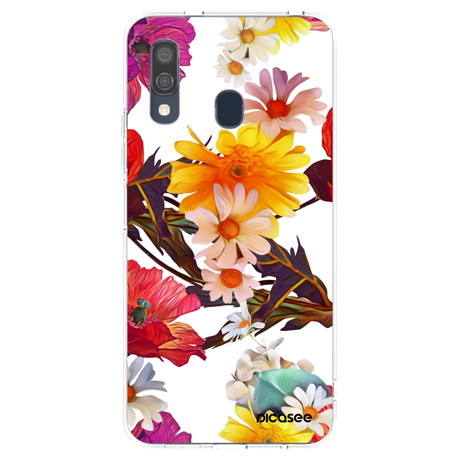 Picasee silikonowe przeźroczyste etui na Samsung Galaxy A40 A405F - Meadow