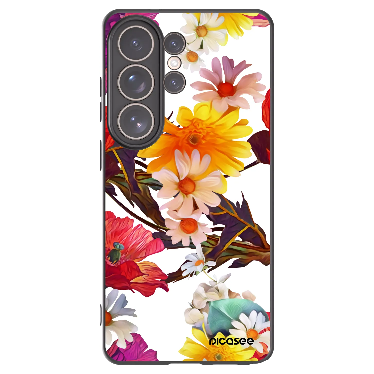 Picasee silikonowe czarne etui na Samsung Galaxy S26 Ultra - Meadow
