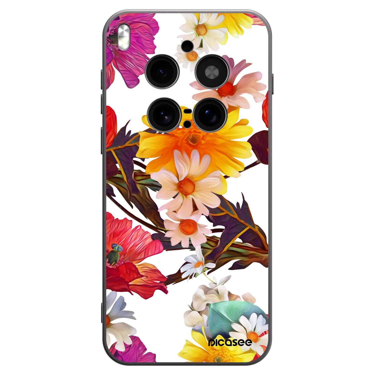 Picasee silikonowe czarne etui na Vivo X300 Pro - Meadow