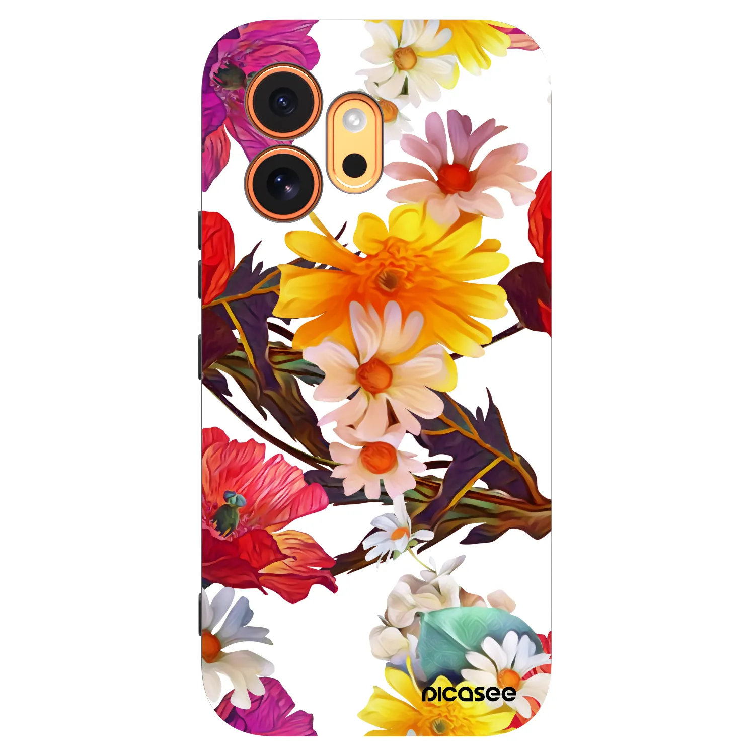 Picasee silikonowe czarne etui na Honor 600 - Meadow
