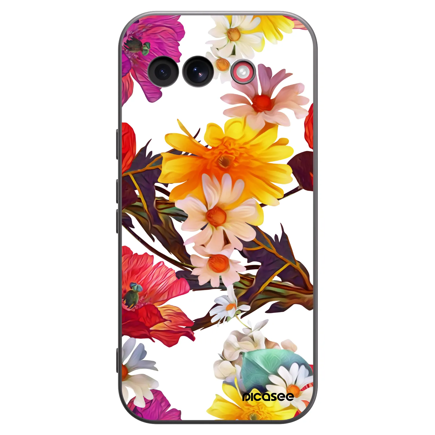 Picasee silikonowe czarne etui na Google Pixel 10a - Meadow