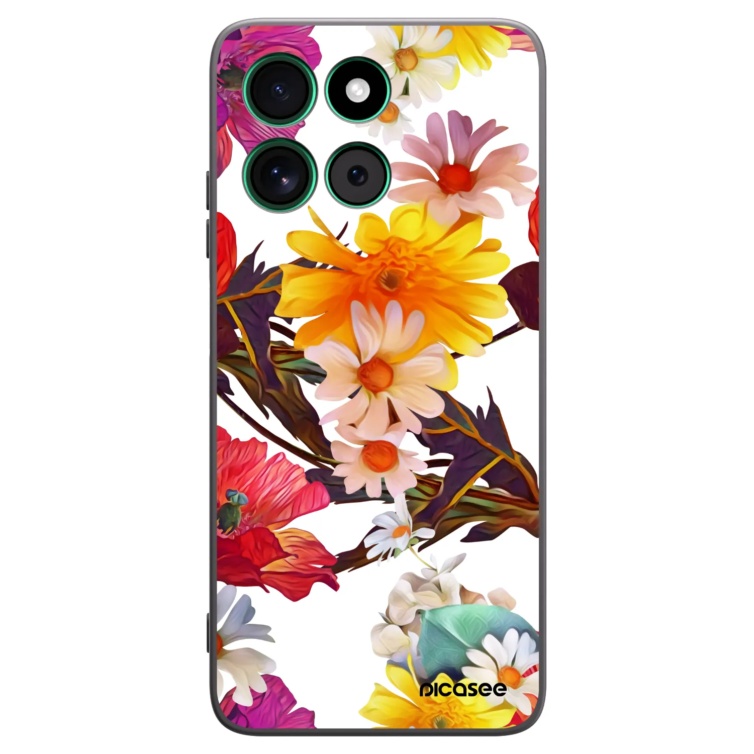 Picasee silikonowe czarne etui na Motorola Moto G57 Power - Meadow