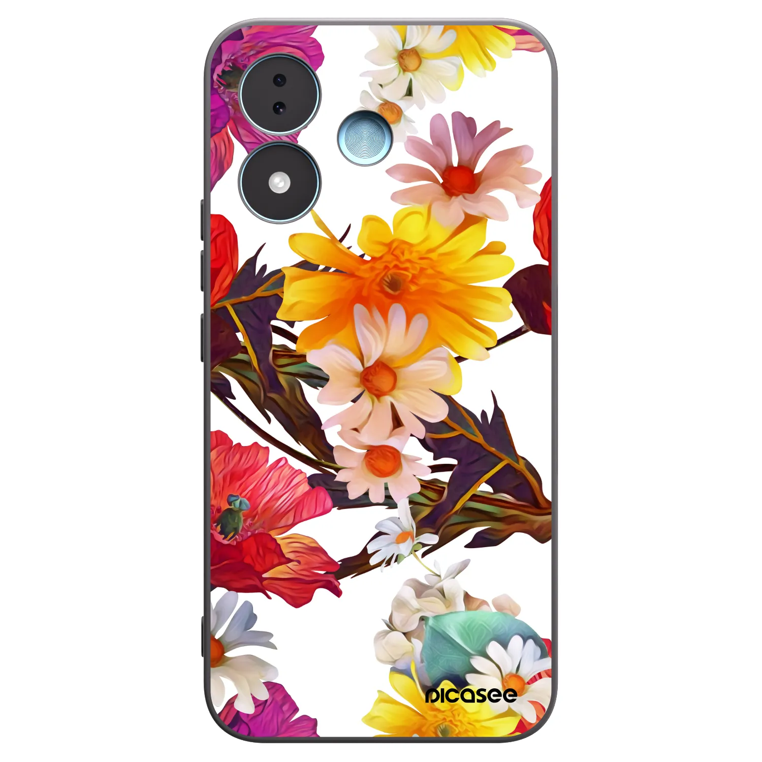Picasee silikonowe czarne etui na Xiaomi Redmi Note 17 5G - Meadow