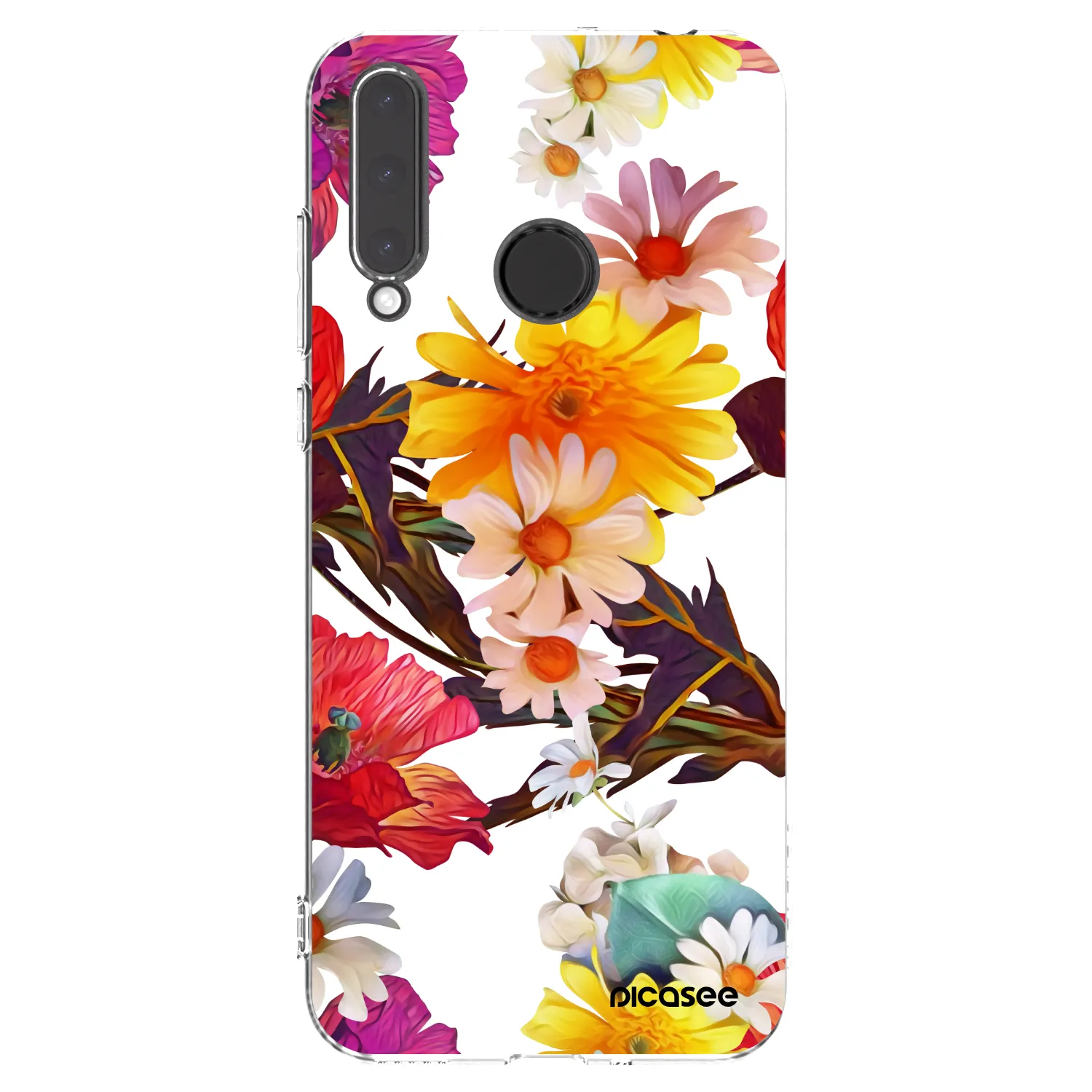 Picasee silikonowe przeźroczyste etui na Honor 20 Lite - Meadow