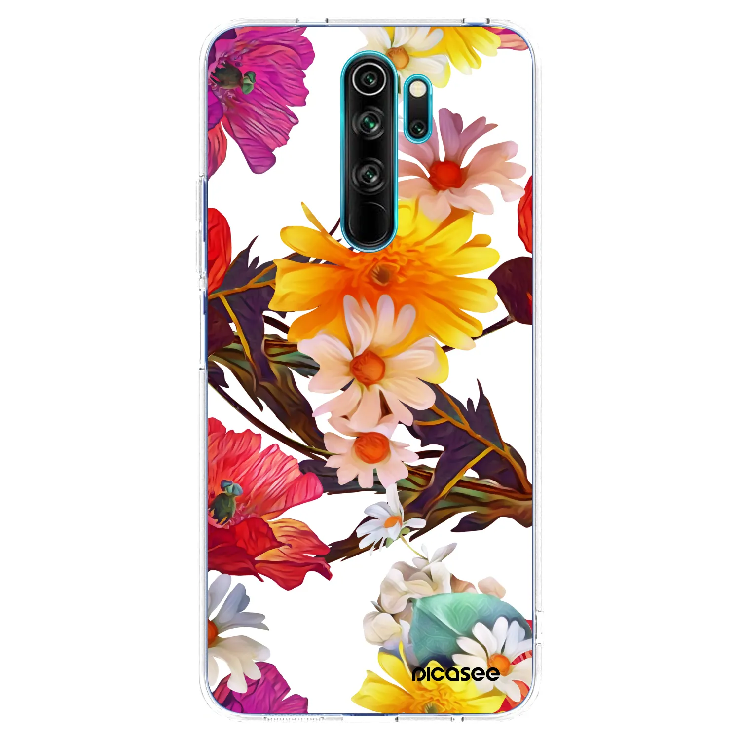 Picasee silikonowe przeźroczyste etui na Xiaomi Redmi Note 8 Pro - Meadow