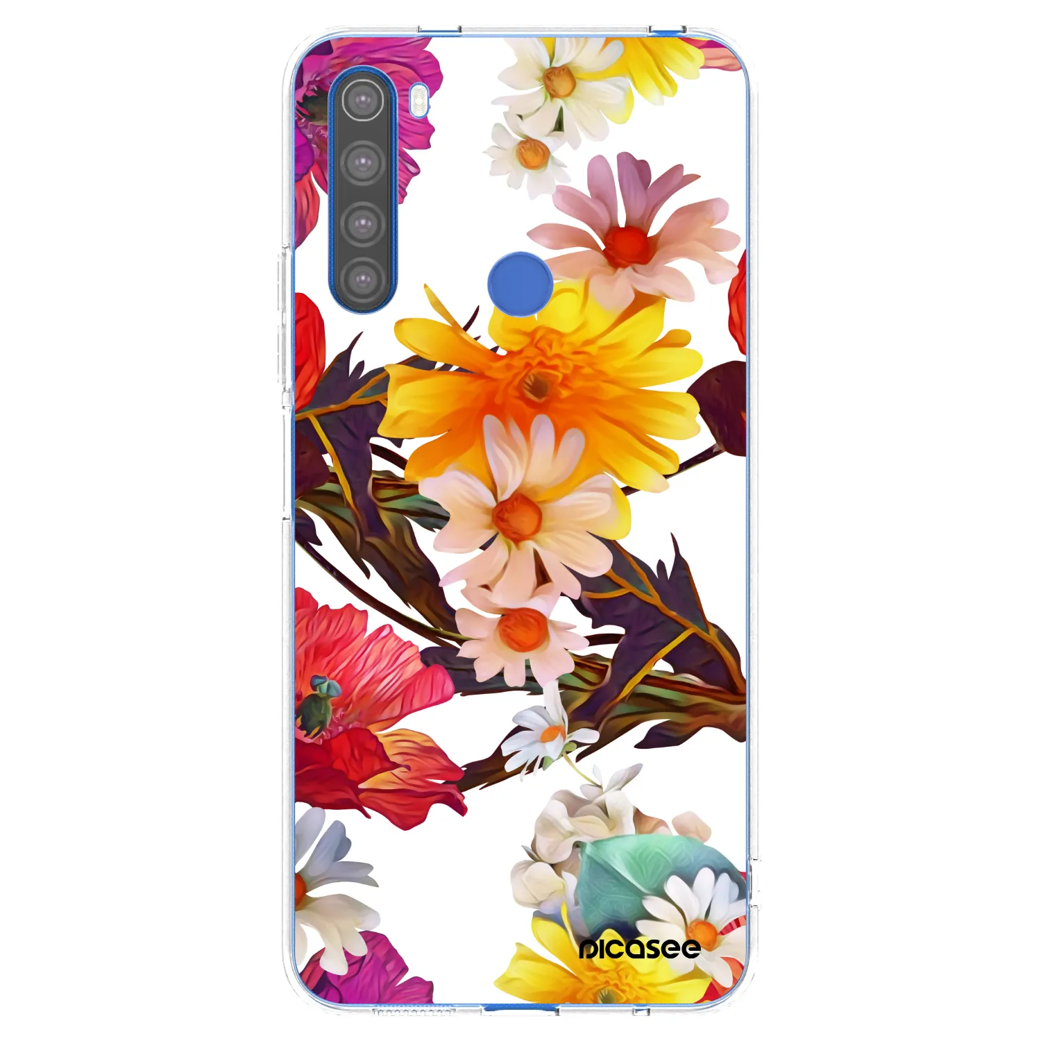 Picasee silikonowe przeźroczyste etui na Xiaomi Redmi Note 8T - Meadow