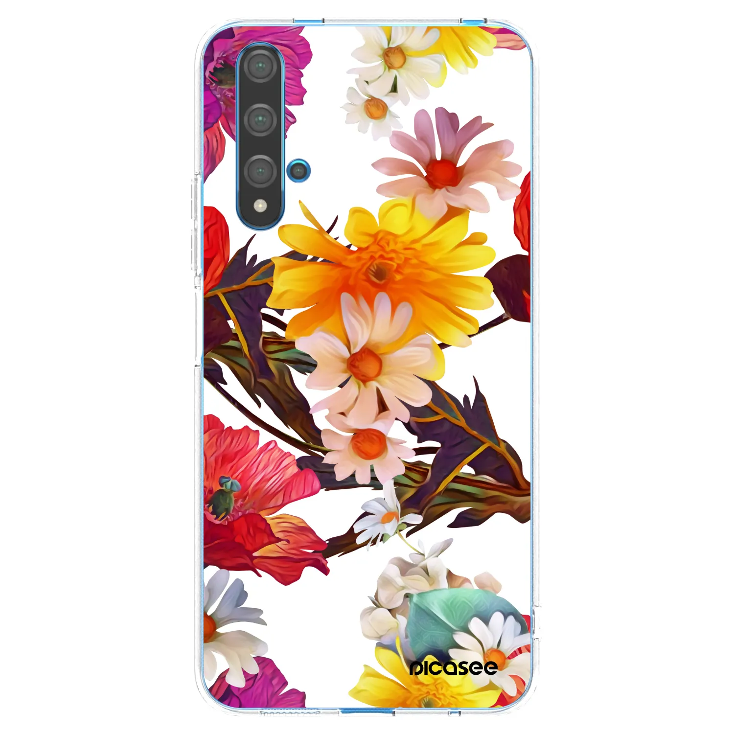 Picasee silikonowe przeźroczyste etui na Huawei Nova 5T - Meadow