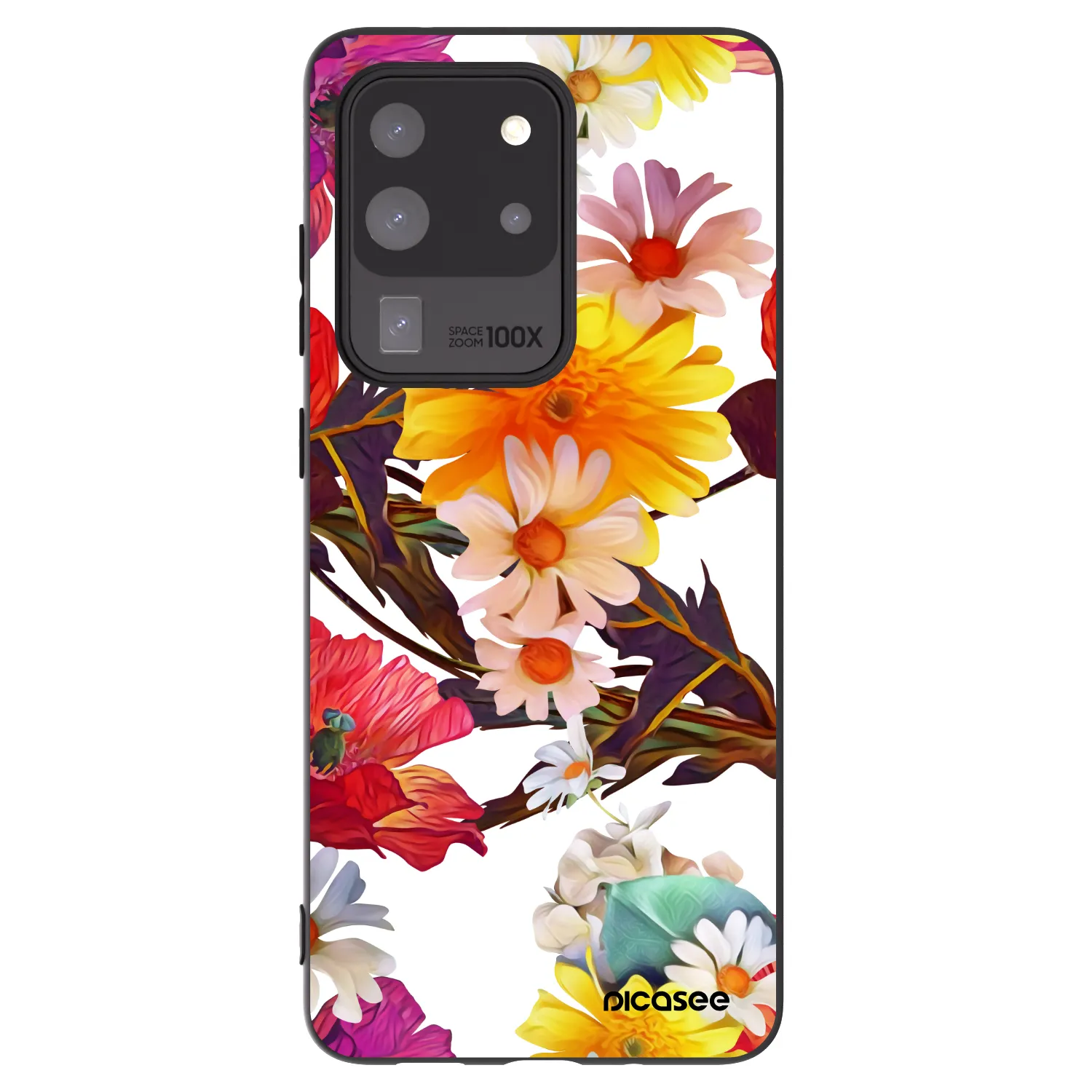 Picasee silikonowe czarne etui na Samsung Galaxy S20 Ultra 5G G988F - Meadow
