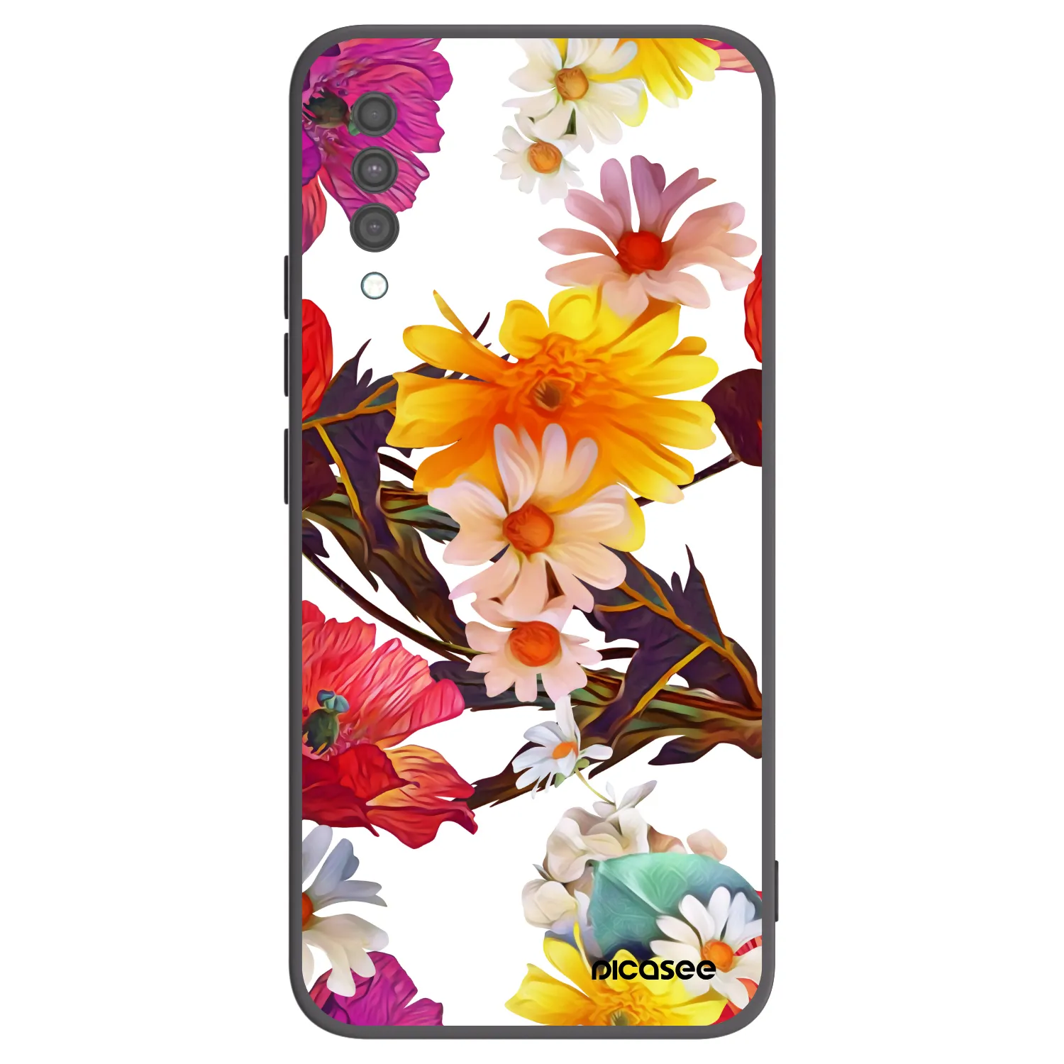 Picasee silikonowe czarne etui na Samsung Galaxy A30s A307F - Meadow