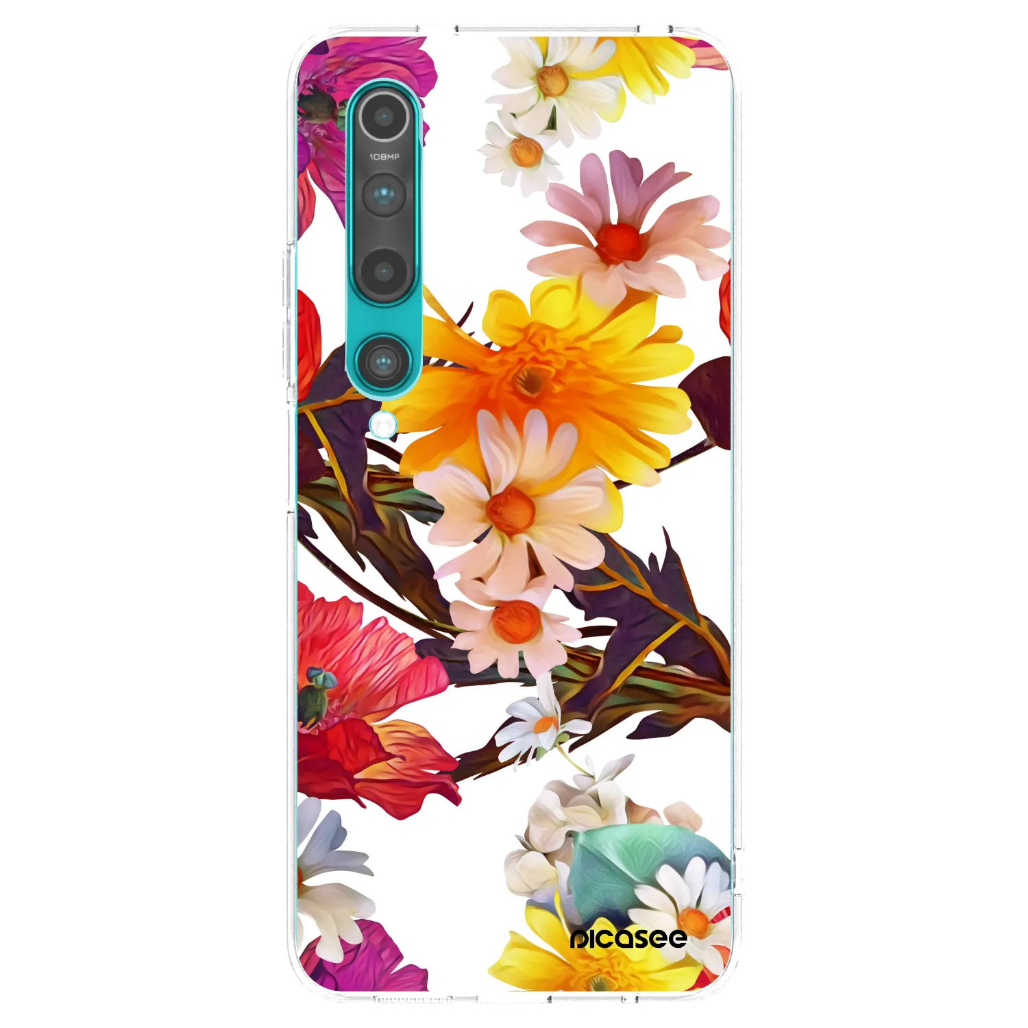 Picasee silikonowe przeźroczyste etui na Xiaomi Mi 10 - Meadow