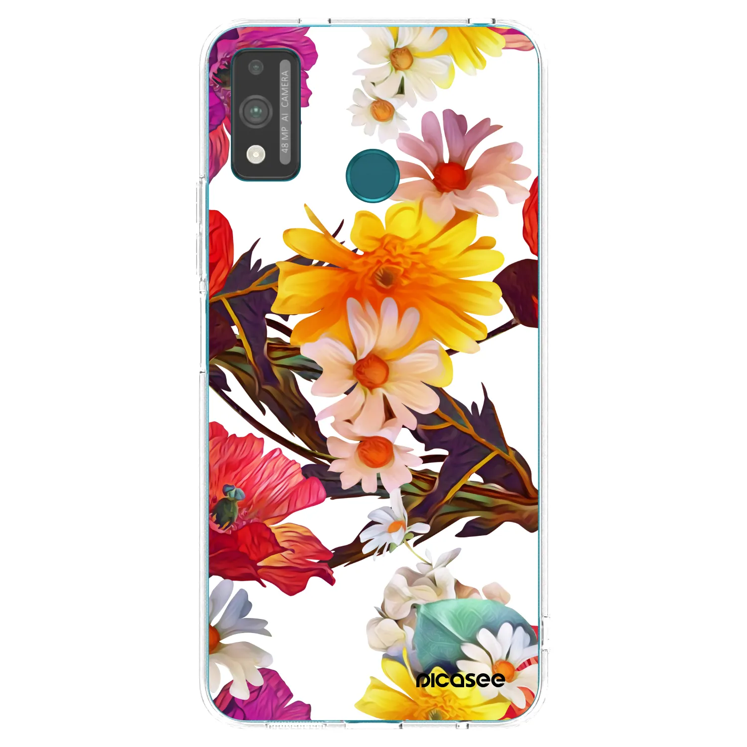 Picasee silikonowe przeźroczyste etui na Honor 9X Lite - Meadow