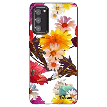 Picasee silikonowe czarne etui na Samsung Galaxy S20 FE - Meadow