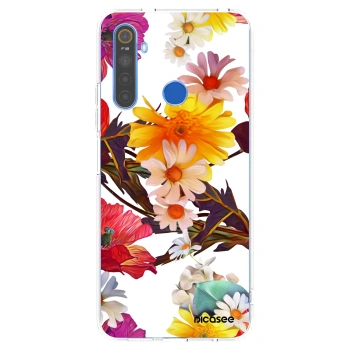 Picasee silikonowe przeźroczyste etui na Realme 5 - Meadow