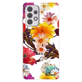 Picasee silikonowe przeźroczyste etui na Samsung Galaxy A52 5G A525F - Meadow