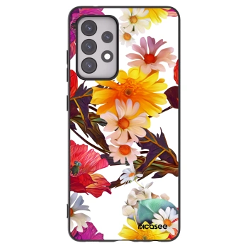Picasee silikonowe czarne etui na Samsung Galaxy A52 5G A525F - Meadow