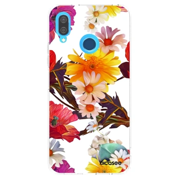 Picasee silikonowe przeźroczyste etui na Huawei P20 Lite - Meadow