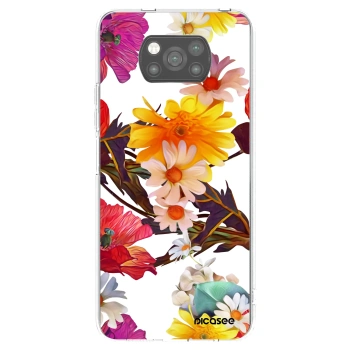 Picasee silikonowe czarne etui na Xiaomi Poco X3 Pro - Meadow
